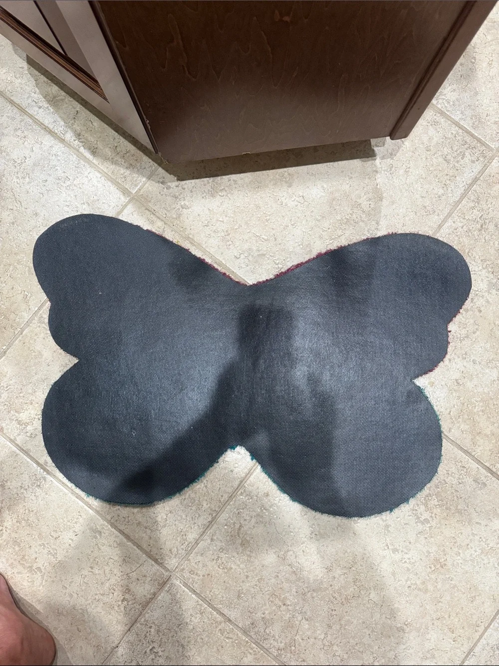 NATURAL LIFE Butterfly Floral Doormat